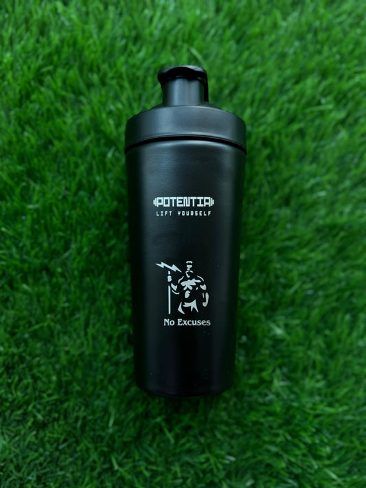 Stainless Steel Shaker: No Excuses